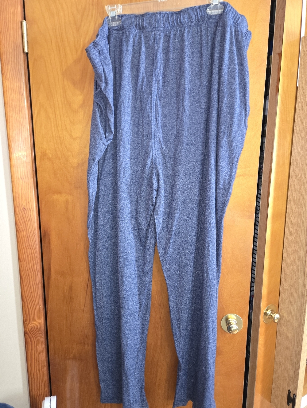 Saddlebred - Comfort Stretch Lounge Pants in Heathered Blue